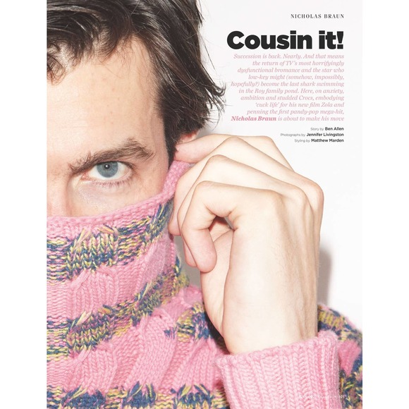 DIOR Mens Pink Striped Knit Turtleneck Wool Cashmere Summer Mens Md Wms Lg/XL - Picture 5 of 16